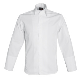 Milano Ls Mens Shirt Coat Chefs Jacket White Size T2