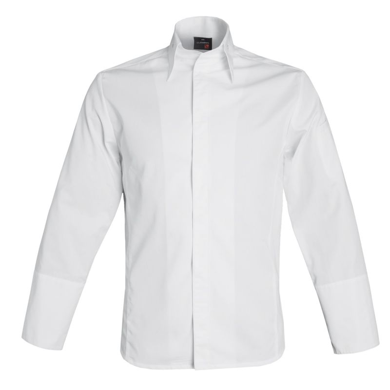 Milano Ls Mens Shirt Coat Chefs Jacket White Size T2