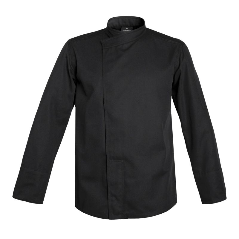 Tokyo Ls Mens Shirt Coat Chefs Jacket Black Size T3